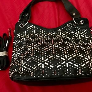 Black Blingy purse